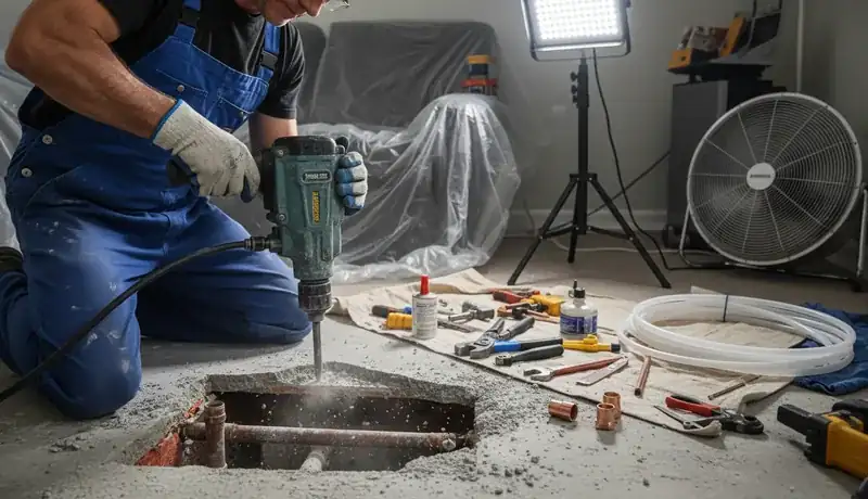 Expert Plumbing Pro - slab-leak-repair